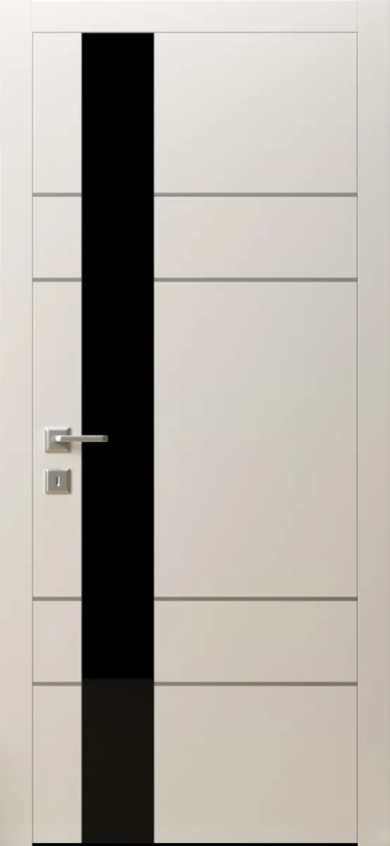 Білі двері Farba Doors Crystal FD-06 (зі склом, білий мат)