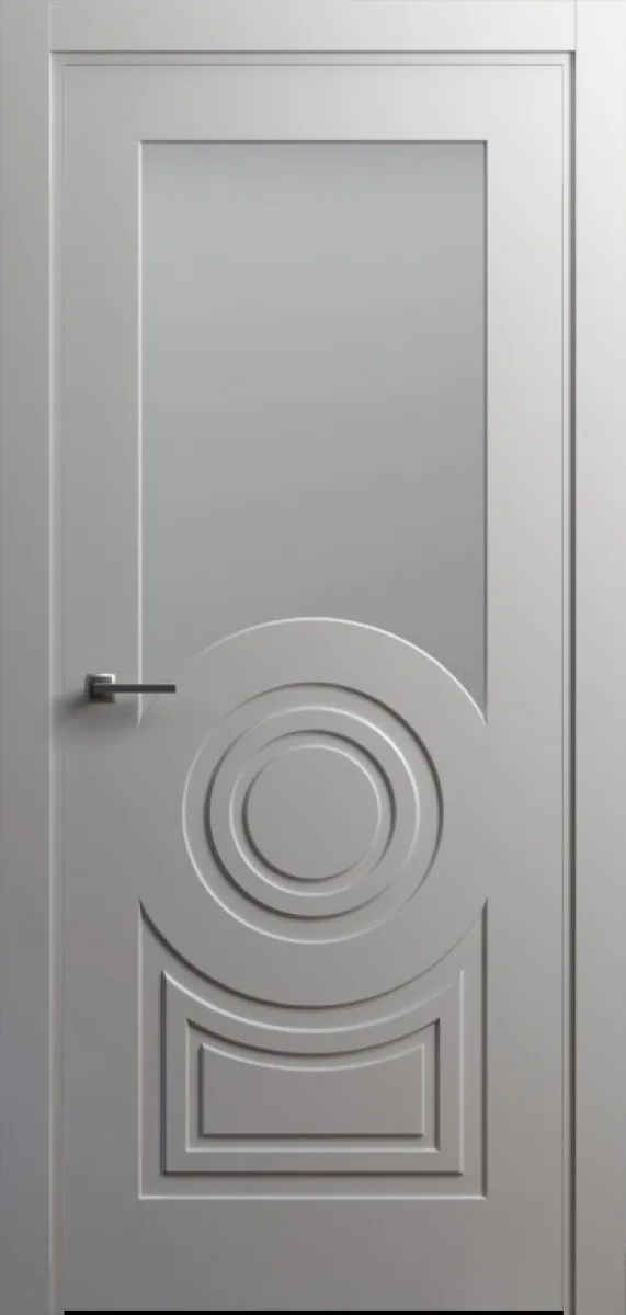 Білі двері Farba Doors Dynasty FD-02 (скло Сатін, білий мат)