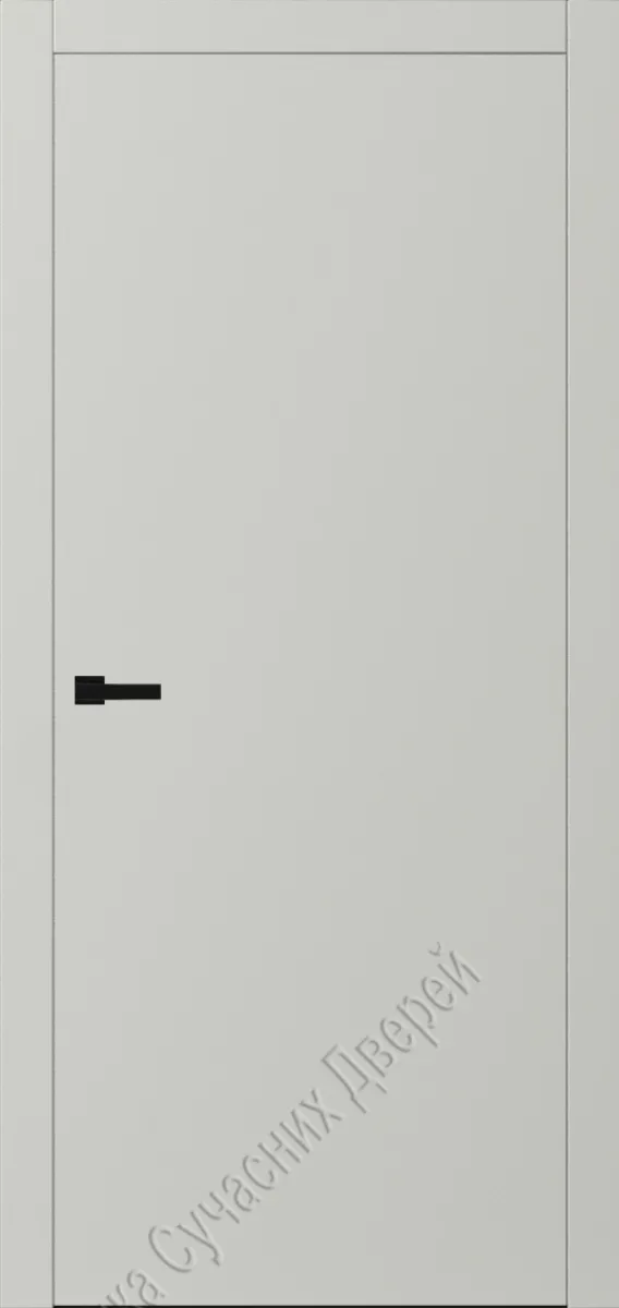 Белые двери Фабрика Сучасних Дверей М-01 INSIDE (глухая, RAL 9003 белый мат)