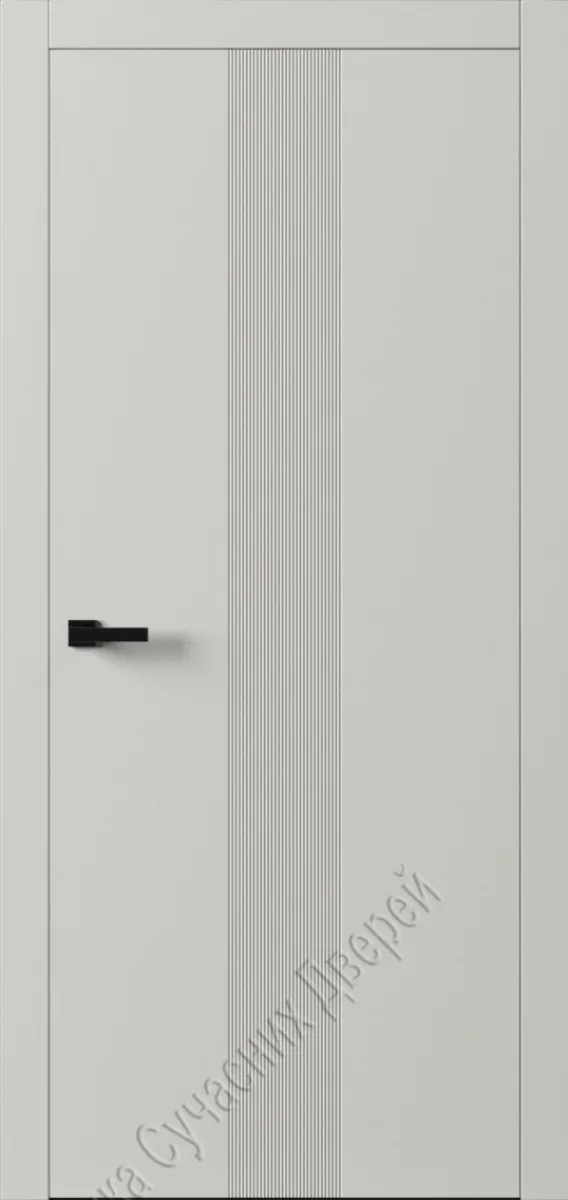 Белые двери Фабрика Сучасних Дверей М-02 INSIDE (глухая, RAL 9003 белый мат)