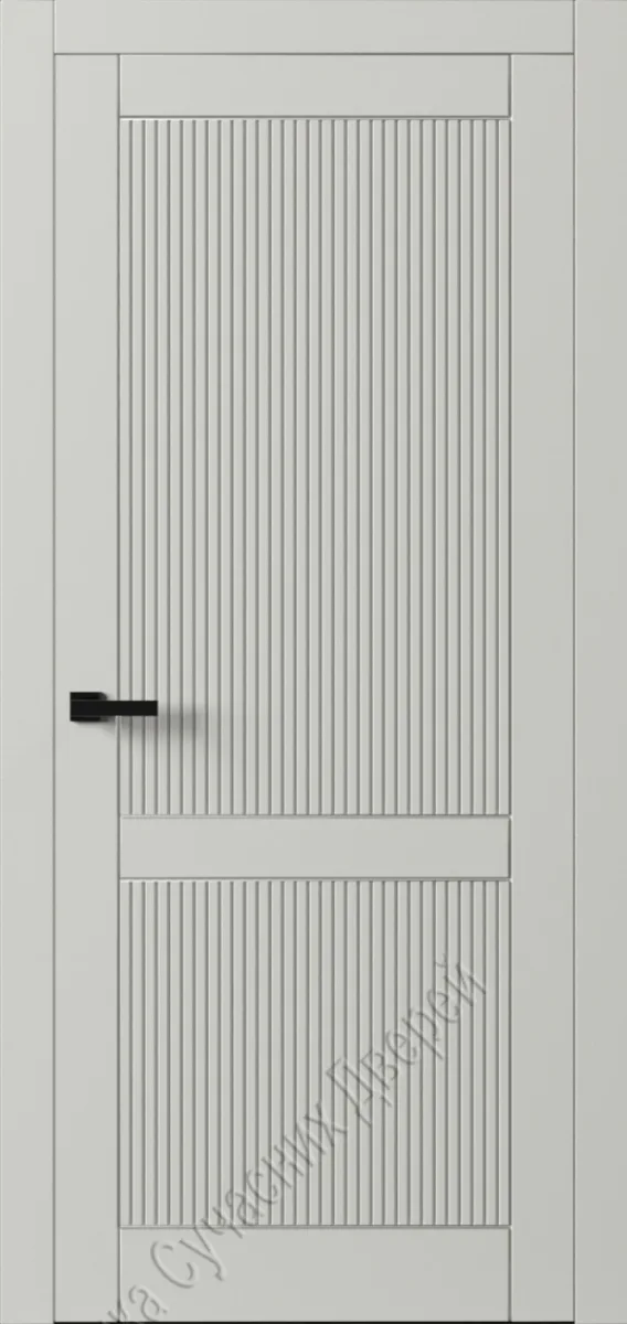 Белые двери Фабрика Сучасних Дверей М-04 INSIDE (глухая, RAL 9003 белый мат)