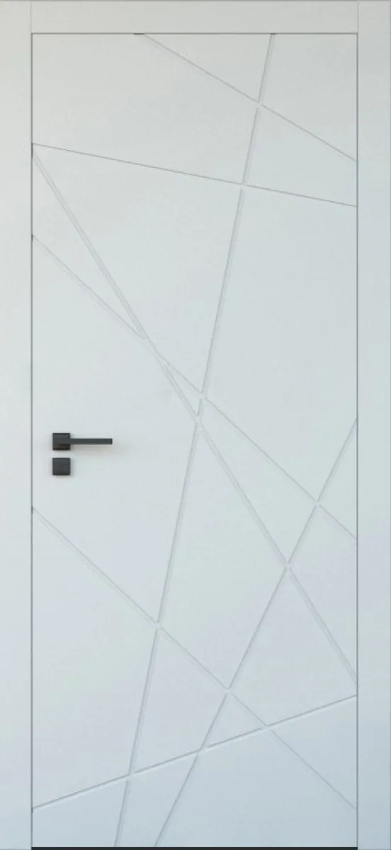 Білі двері Farba Doors Geometric FD-12 (глухі, білий мат)