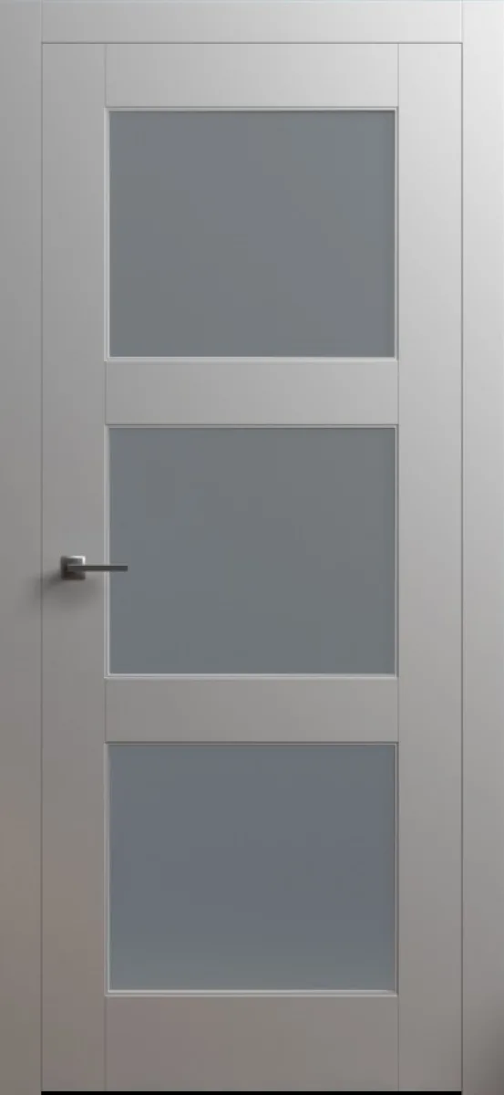 Білі двері Farba Doors Harmony FD-09 (скло Сатін, білий мат)