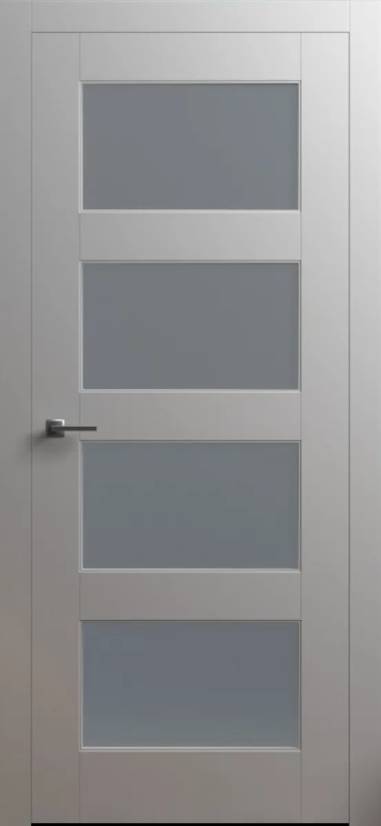 Білі двері Farba Doors Harmony FD-10 (скло Сатін, білий мат)