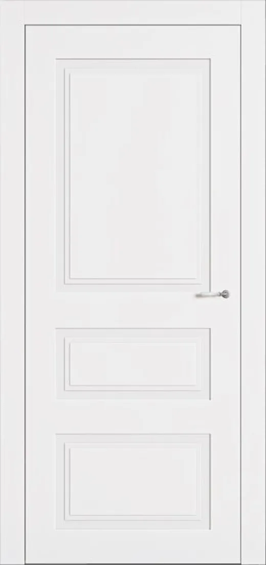Білі двері Омега London Minimal (глухі, білий мат)