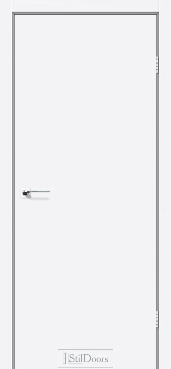 Белые двери StilDoors Simpli Loft 01 (глухая, белый супермат)