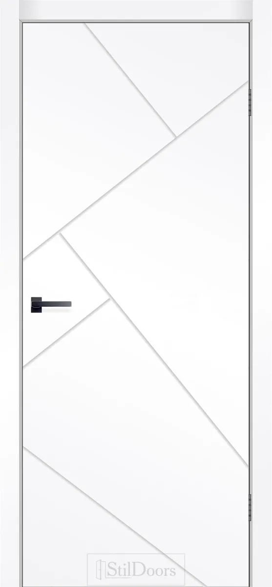 Білі двері StilDoors Aura (глухі, біла емаль RAL 9003)