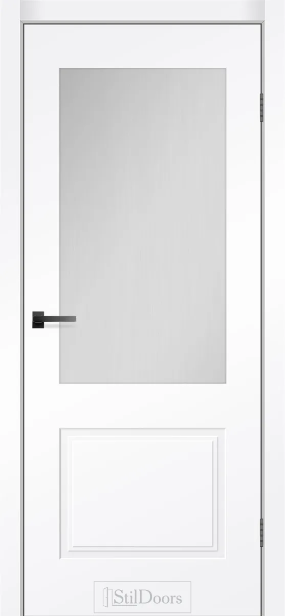 Белые двери StilDoors Grazia Glass (стекло Сатин, белая эмаль RAL 9003)
