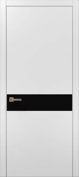 Папа Карло Plato PL-03, стекло черное торцы алюминий серебро