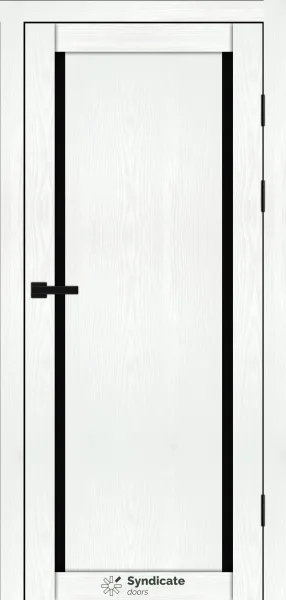 Syndicate Doors SD-112, скло чорне