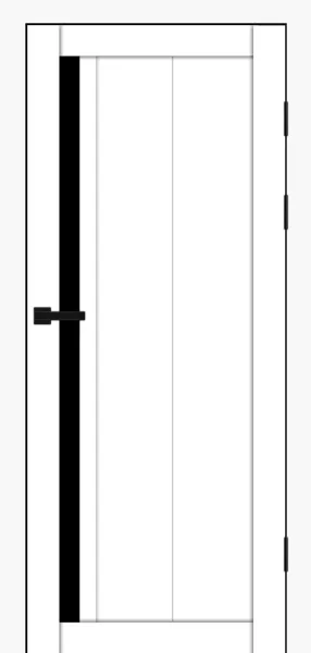 Syndicate Doors SD-124, скло чорне