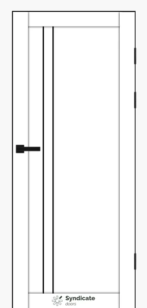 Syndicate Doors SD-141, стекло черное
