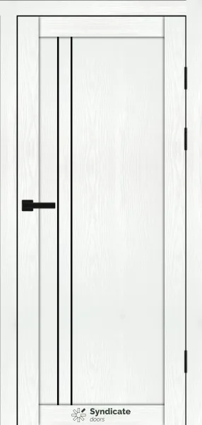 Syndicate Doors SD-141, скло чорне