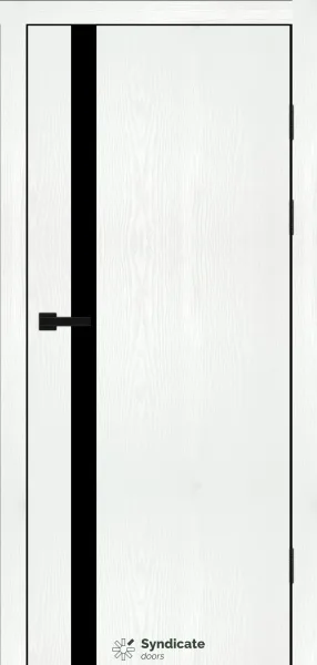 Syndicate Doors SD-401, скло чорне
