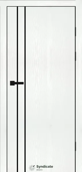 Syndicate Doors SD-402, молдинг чорний