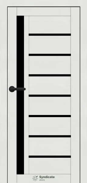 Syndicate Doors SD-101, скло чорне