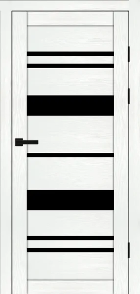 Syndicate Doors SD-104, скло чорне